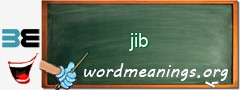 WordMeaning blackboard for jib